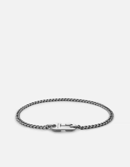 Annex Cuban Chain Bracelet I, Sterling Silver