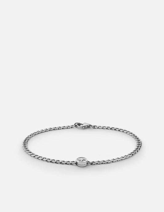North Star Chain Bracelet, Sterling Silver