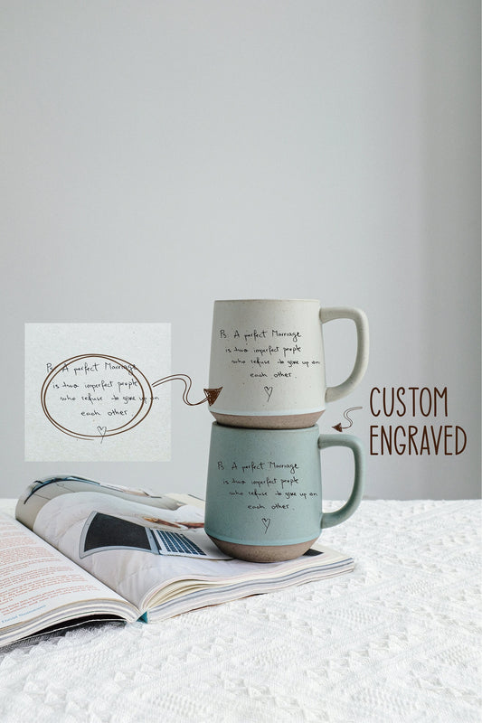 Custom Mug Actual Handwriting Ceramic Mug, Personalized Mug with Your handwriting, Memorial Gift for Fathers Day Gift Ideas Dad Gift